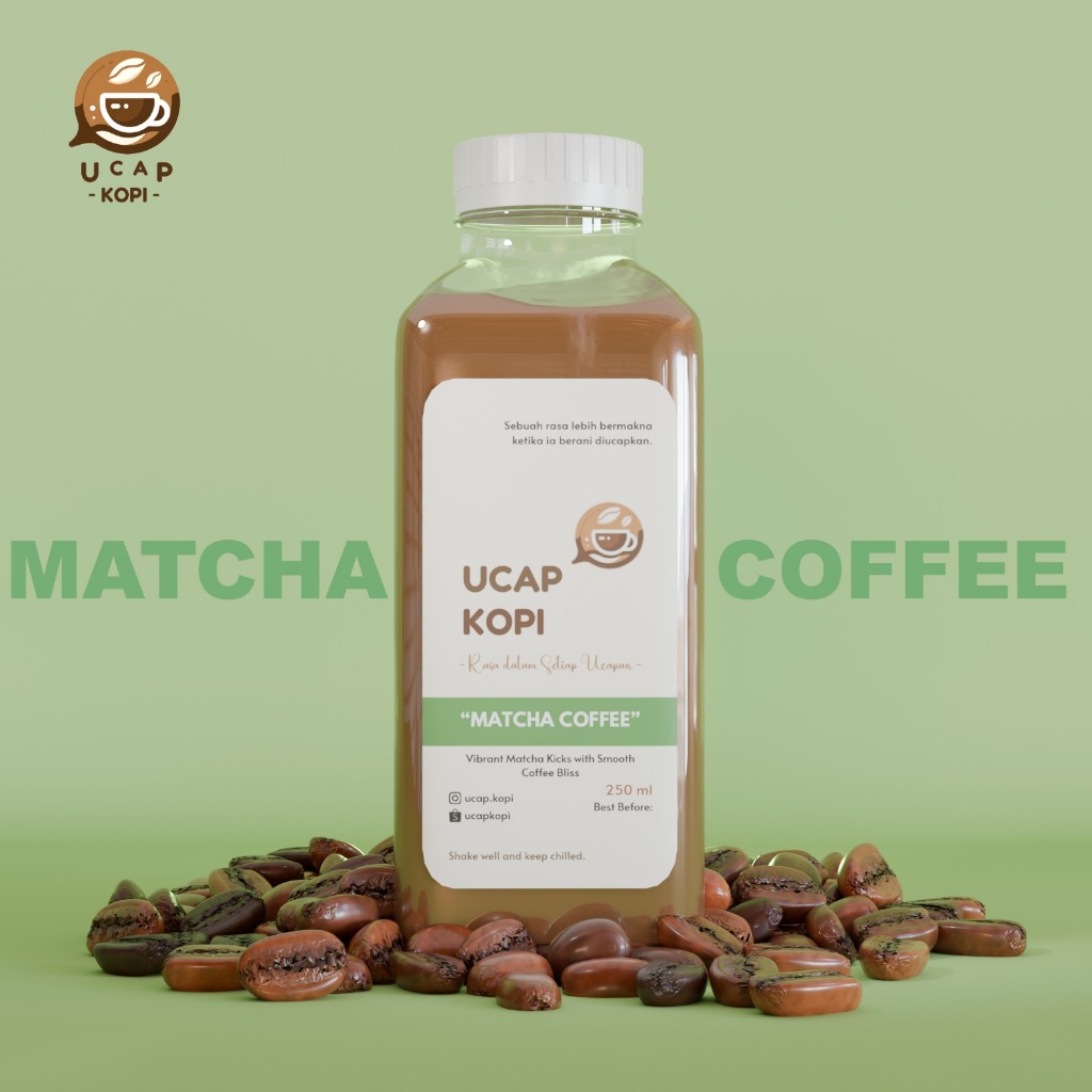 

Ucap Kopi - Minuman Kopi Rasa Matcha 250ml | Kopi Botol Siap Minum