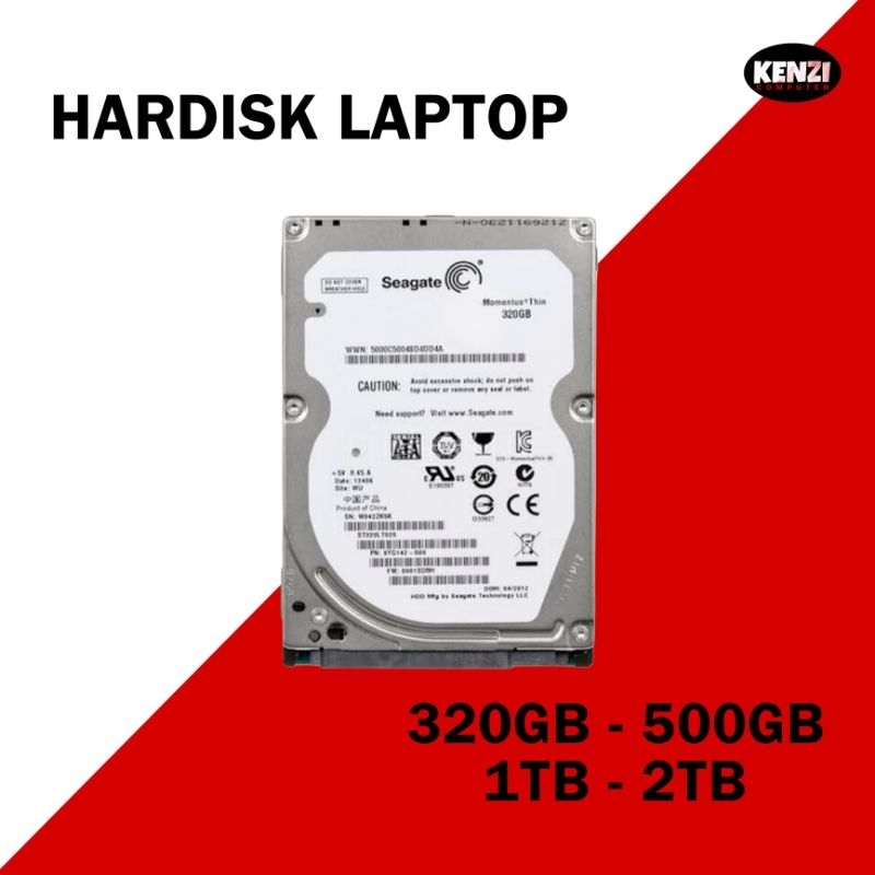 Hardisk Laptop 320GB -  500GB - 1TB - 2TB