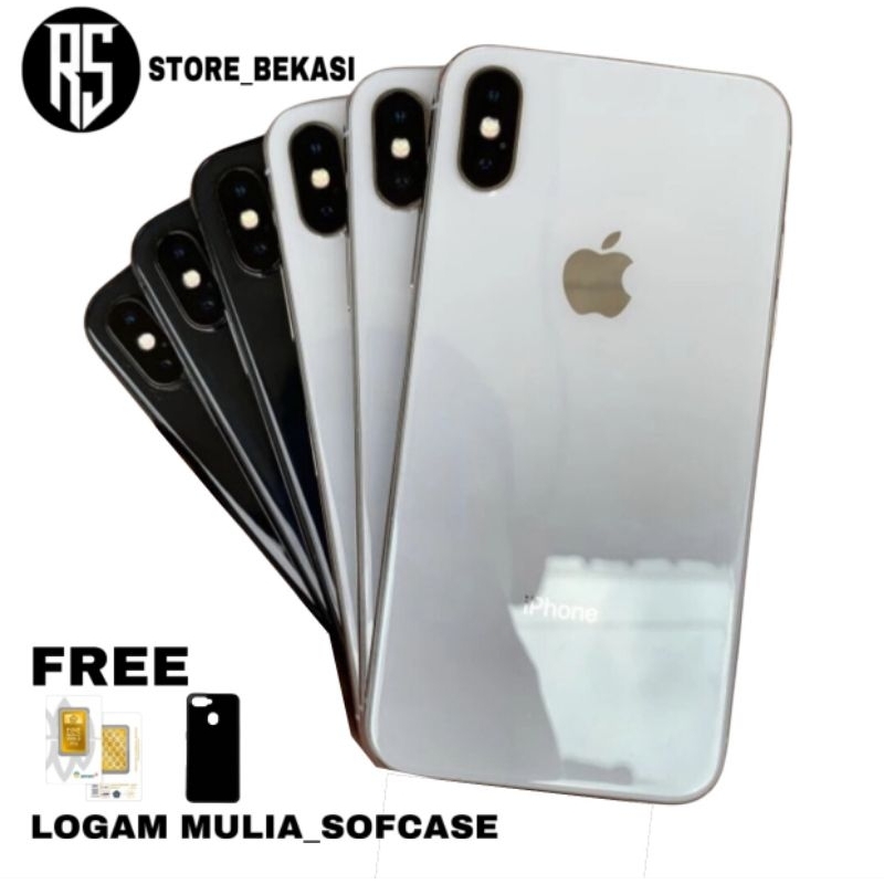 Apple iPhone X 64GB 256GB Fulset Lcd Original 100% Mulus No Recond No Refurb