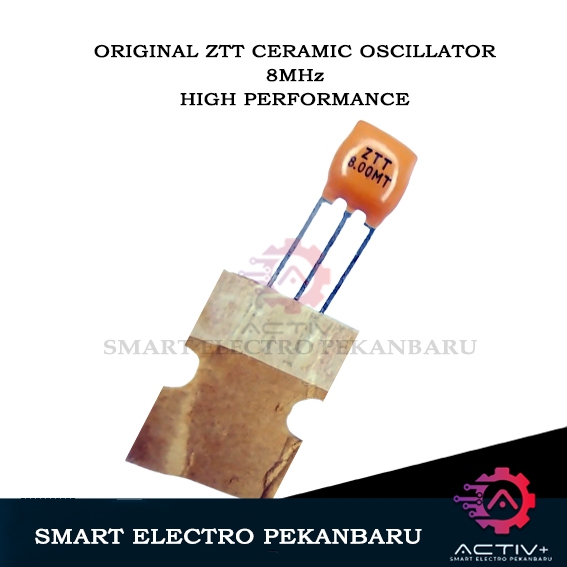 ORIGINAL ZTT 8MHZ 3KAKI KERAMIK CRYSTAL XTAL OSCILLATOR 8000 Mhz CRYSTAL OSILATOR  KRISTAL OSCILATOR