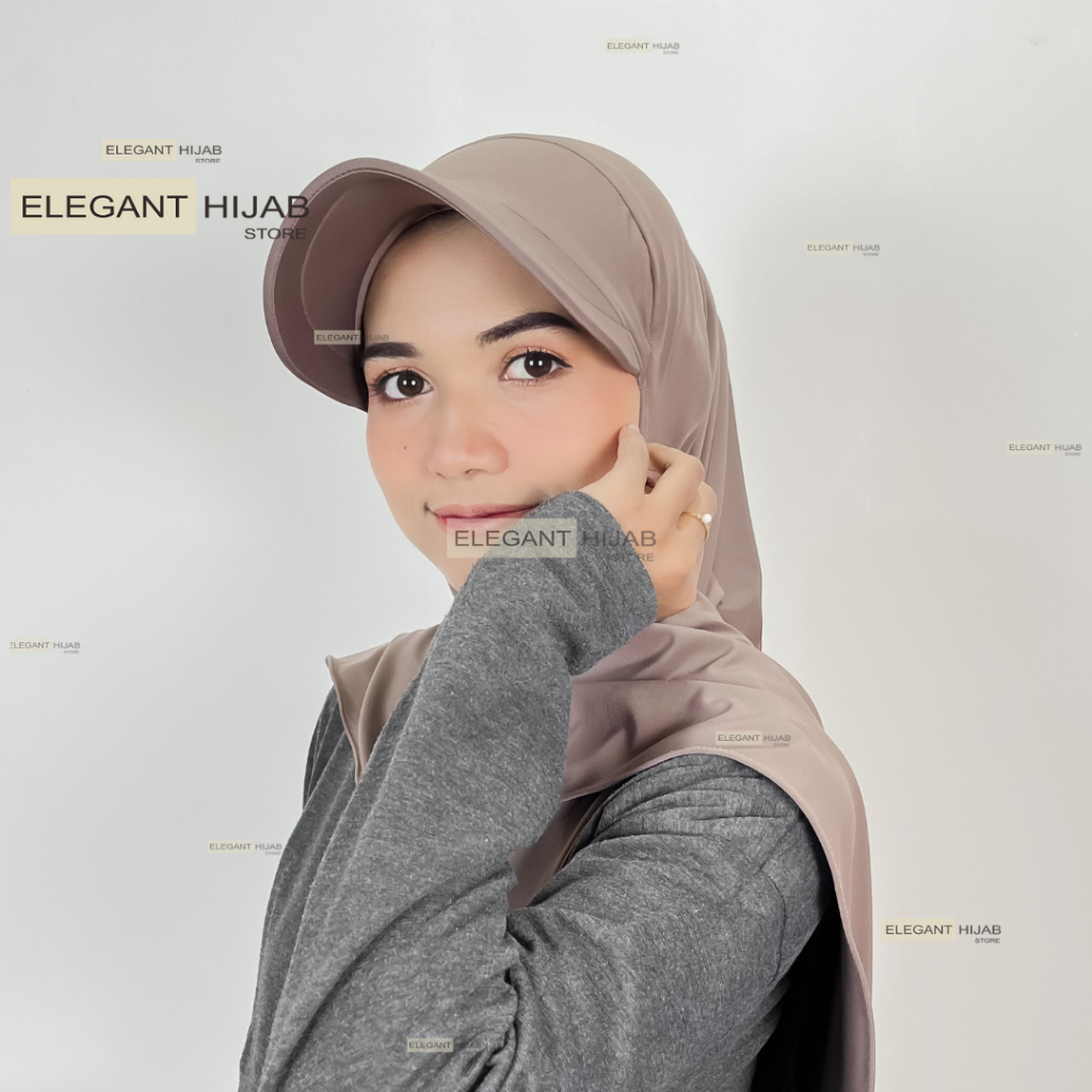 Pasmina Topi I Pasmina Sporty Topi Jersey Premium I Hijab Sport Dewasa