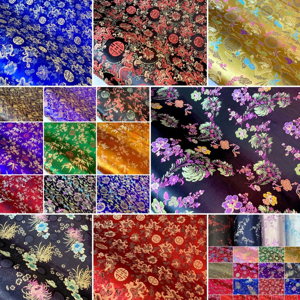 KODE Y3D KAIN CHEONGSAM BAJU CINA SHANGHAI QI BAO IMLEK IMPORT