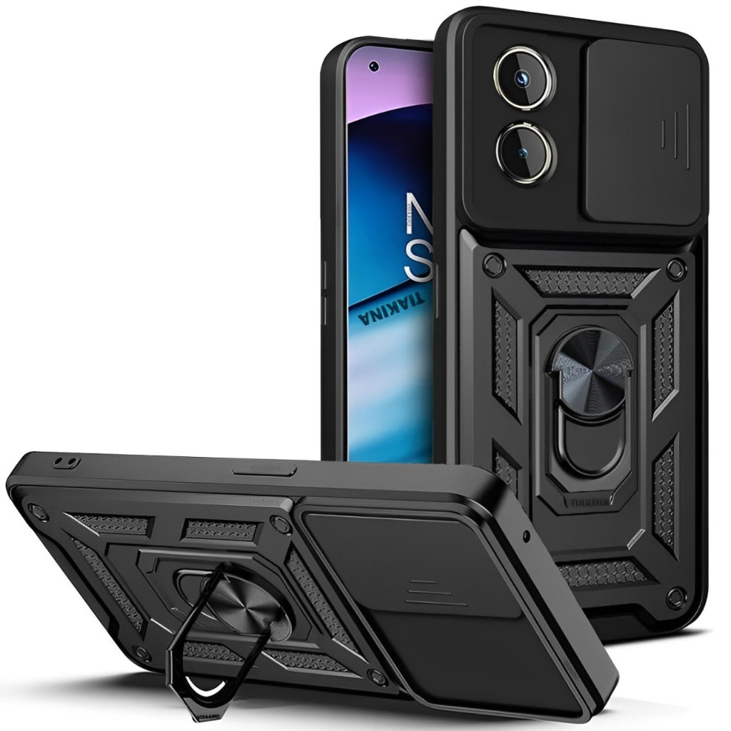 CASING INFINIX SMART 8/SMART 8 PRO/SMART 7/SMART 6 HD/SMART 6/SMART 5/SMART HARDCASE RING AMOR ROBOT