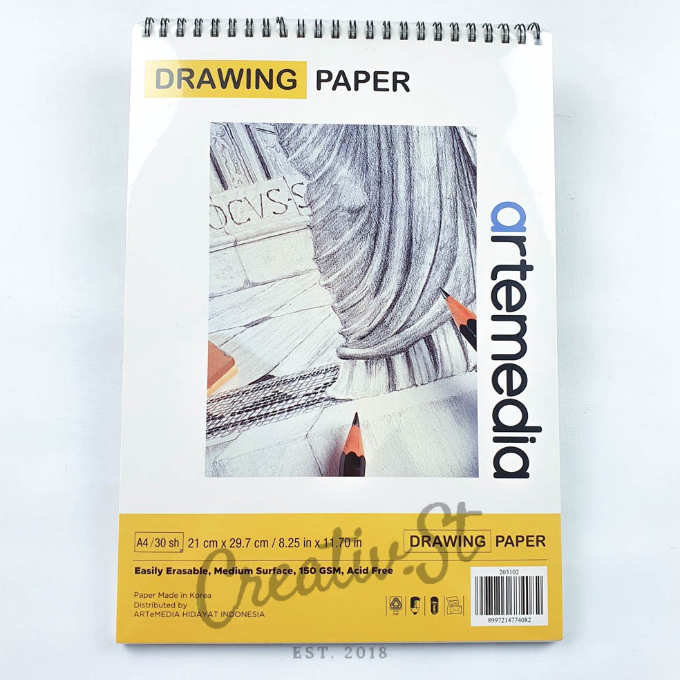 

Grosir Terupdate ARTEMEDIA Drawing Book Sketch Book A4 3 Sheet Buku Sketsa Gambar Pensil Charcoal Arang 21 Cm X 3 Cm