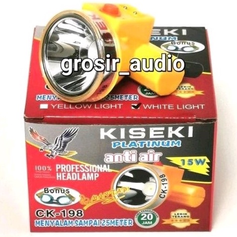 Serba Terbaru SENTER KEPALA KISEKI CK198 CK 198 SENTER HEAD KISEKI 198 SENTER KISEKI ANTI AIR SENTER