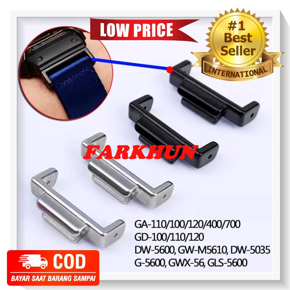 KODE E35V TERBAIK ADAPTER STRAP CASIO GSHOCK 16MM GA GD 1 11 4 DW56 G 56 ADAPTOR BAND TALI JAM TANGA