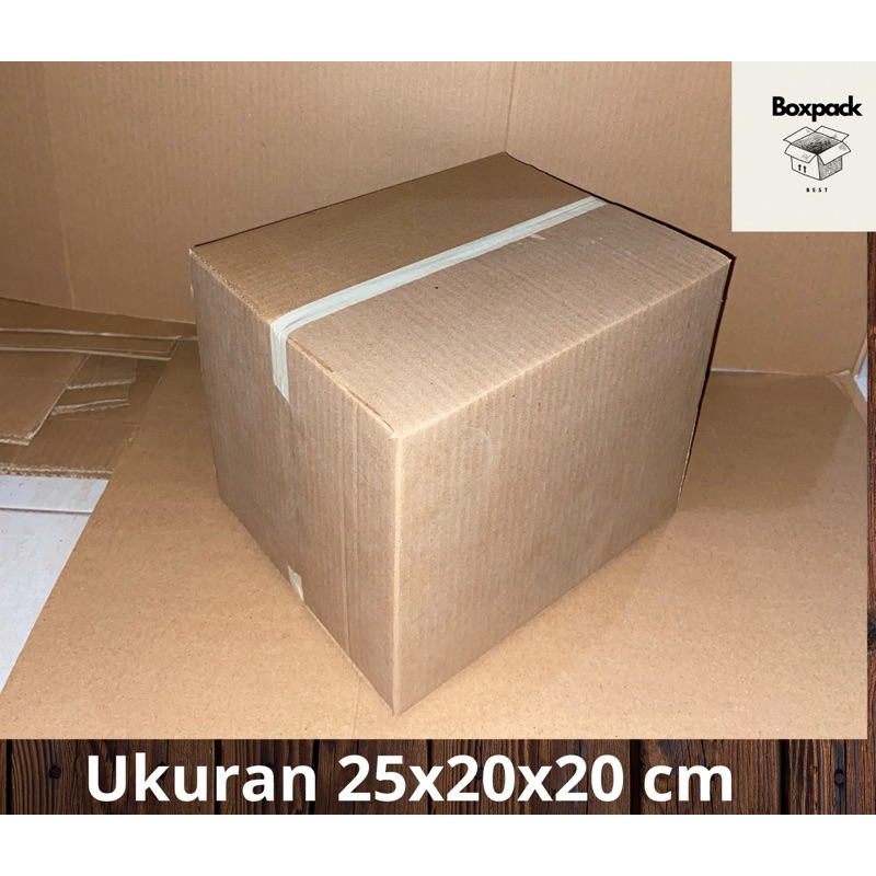 

Kardus packing ukuran 25x20x20 cm