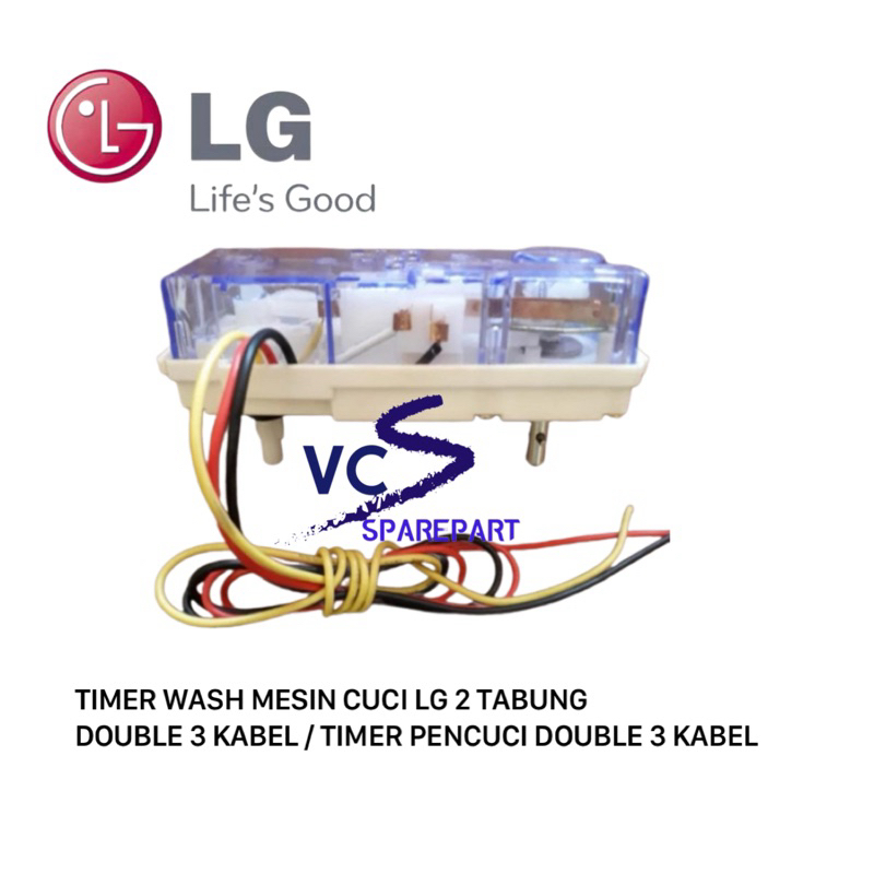 TIMER WASH MESIN CUCI LG DUA TABUNG TIMER DOUBLE - TIMER PENCUCI MESIN CUCI LG