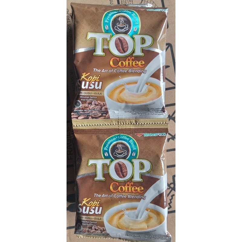 

TOP COFFEE [KOPI + SUSU + GULA] /12PCS/31g