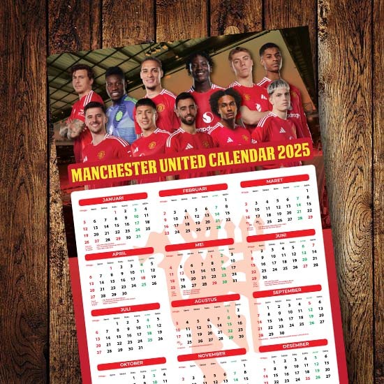 

Kalender Bola 2025 Edisi Man United