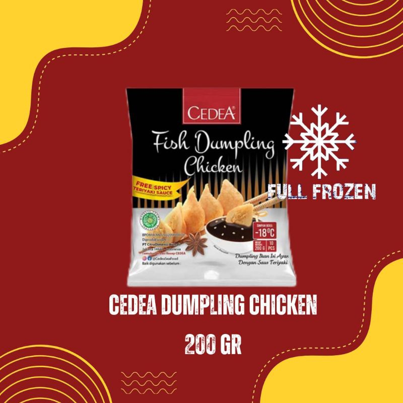 

Cedea Dumpling Chicken Full Frozen 200 GR