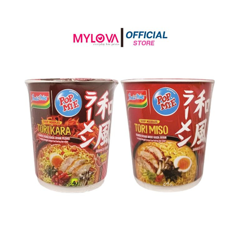 

Indomie POP MIE Japanese Ramen Tori Miso / Tori Kara Cup