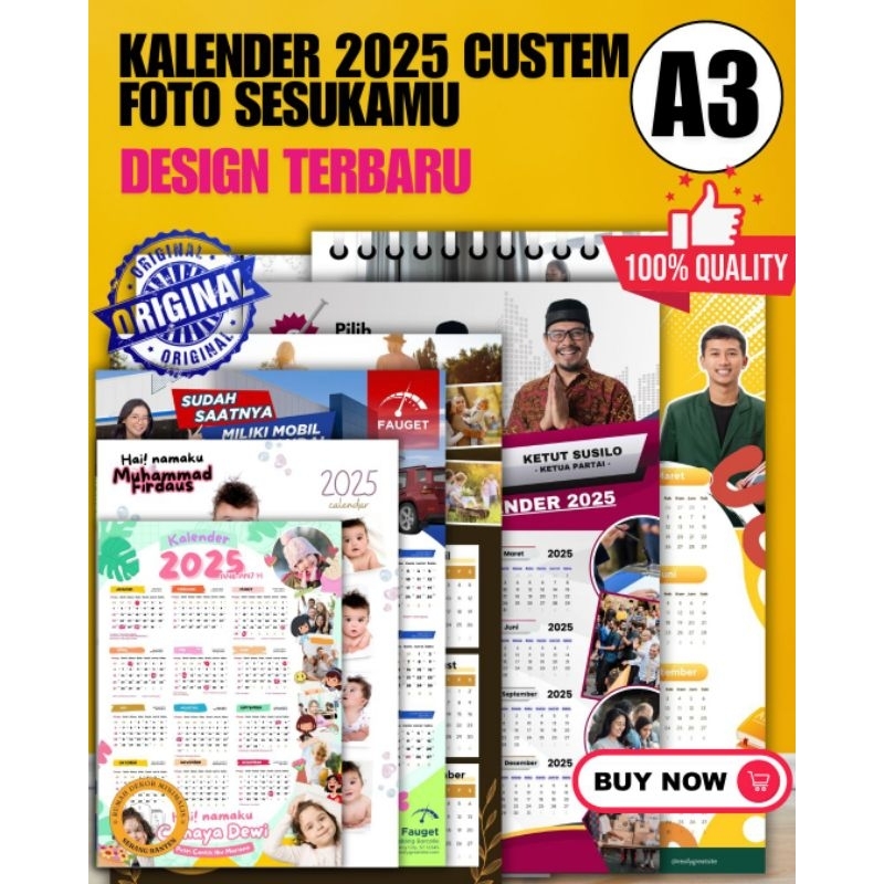 

KALENDER 2025 CUSTEM FOTO SESUKAMU BEST SELLER