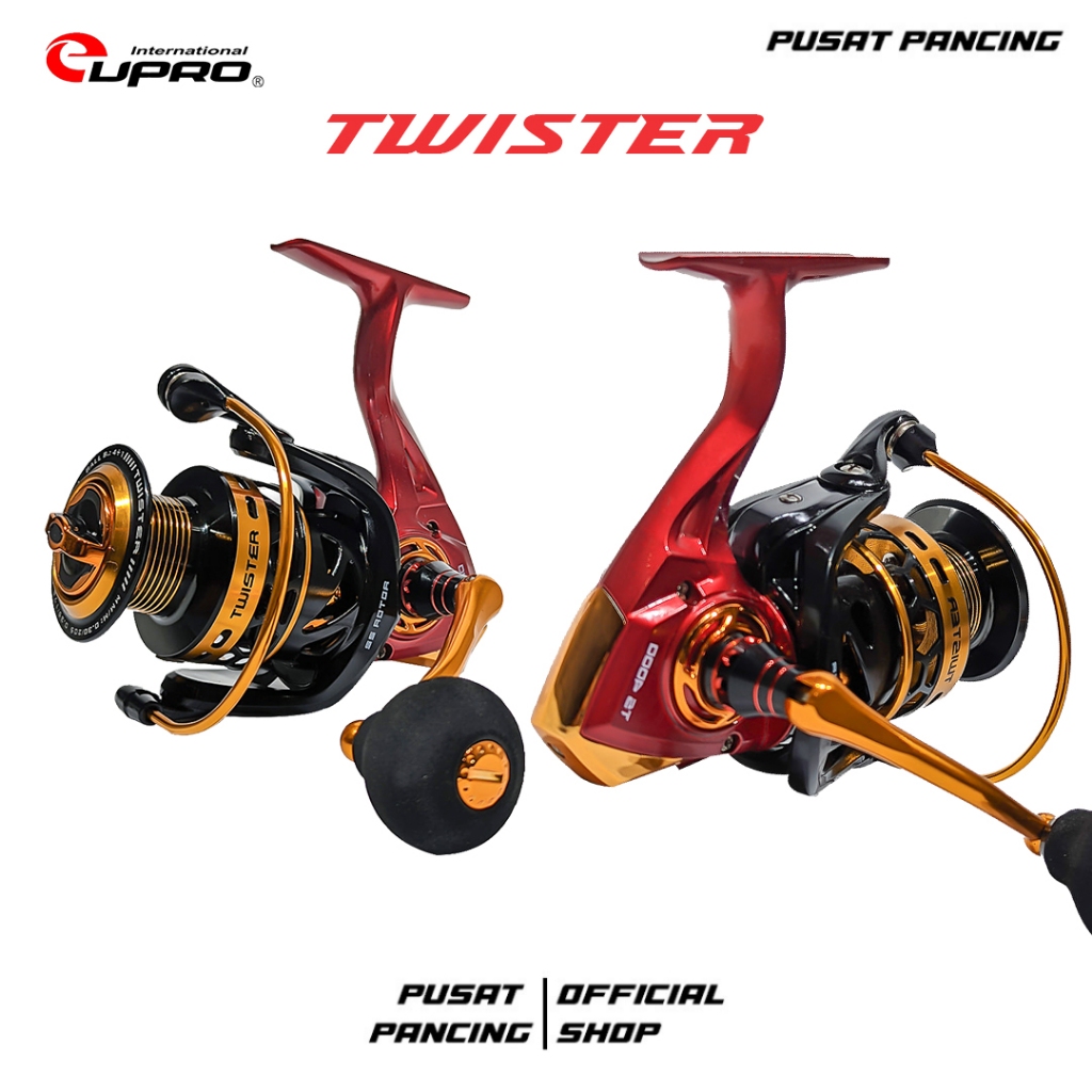 PUSATPANCING5 - EUPRO Reel Pancing Spinning TWISTER 3000 4+1BB Reel Pancing Kolam Galatama Casting P
