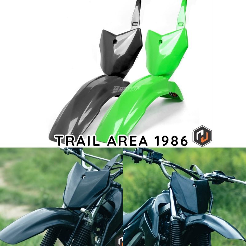 Spakbor Papan Nomer Depan KLX 140 RF Harvy MX Slebor Depan Plat Nomer KLX 140 Enduro