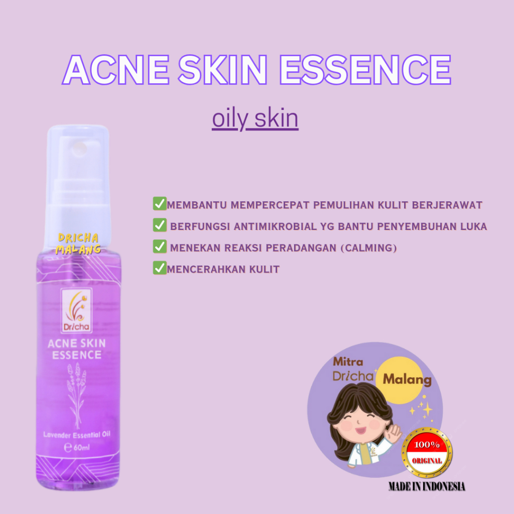 Dricha ACNE SKIN ESSENCE DRICHA (Untuk Kulit BERMINYAK)