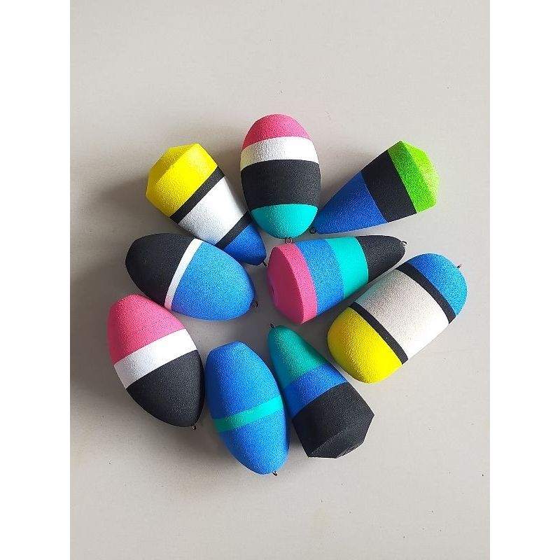 Pelampung Pancing Busa Warna 6cm