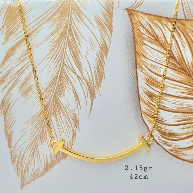 Kalung Emas Italy Aurel Liontin Hati Set Kalung Set Liontin Terbaru ‼️Limited Set Emas Kadar 375