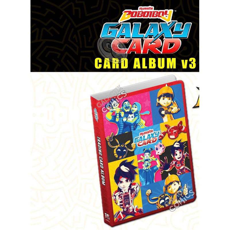 BoBoiBoy Galaxy Card Trading Kad Album for Pek Quest Satria Rumble Mechamato Mechabattle Vortex Beyo