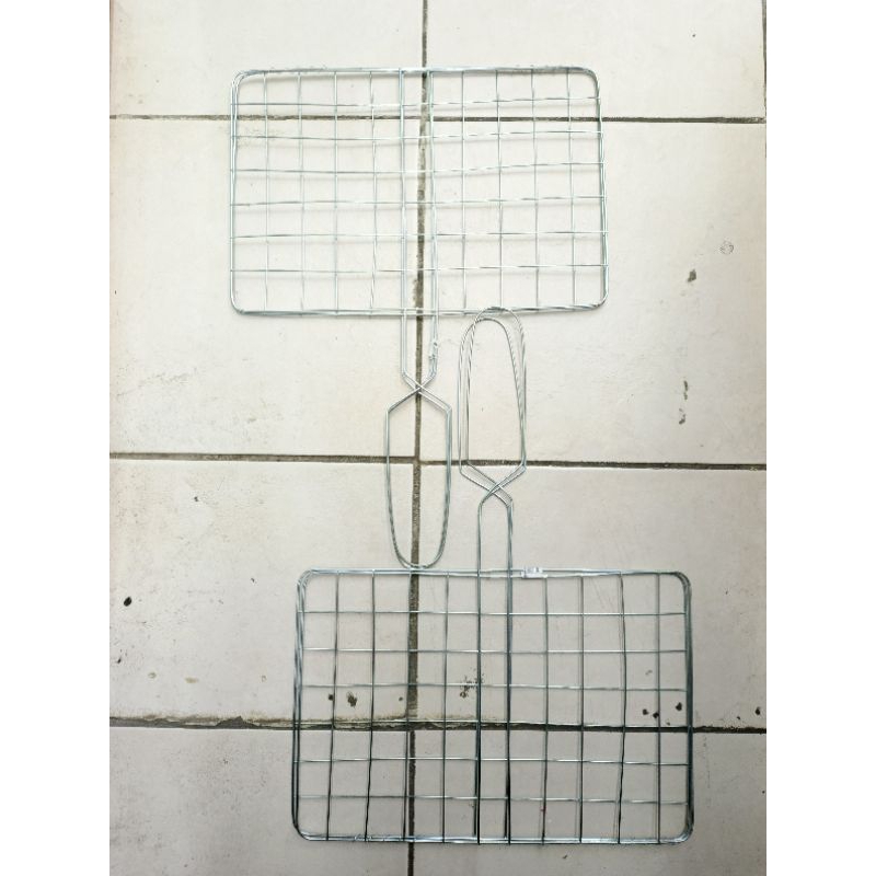 Panggangan Ikan Jepit Panggangan Stainless Bakaran