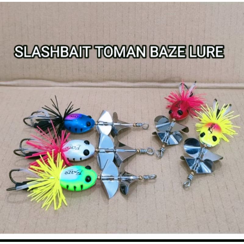 Slash bait double slater Baze lure toman