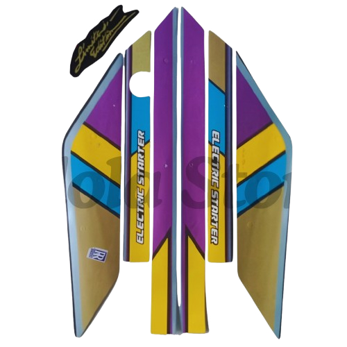 Stiker Striping Astrea Prima 1991\1990 Biru Merah List Body Motor Honda Astrea Prima 1990/1991