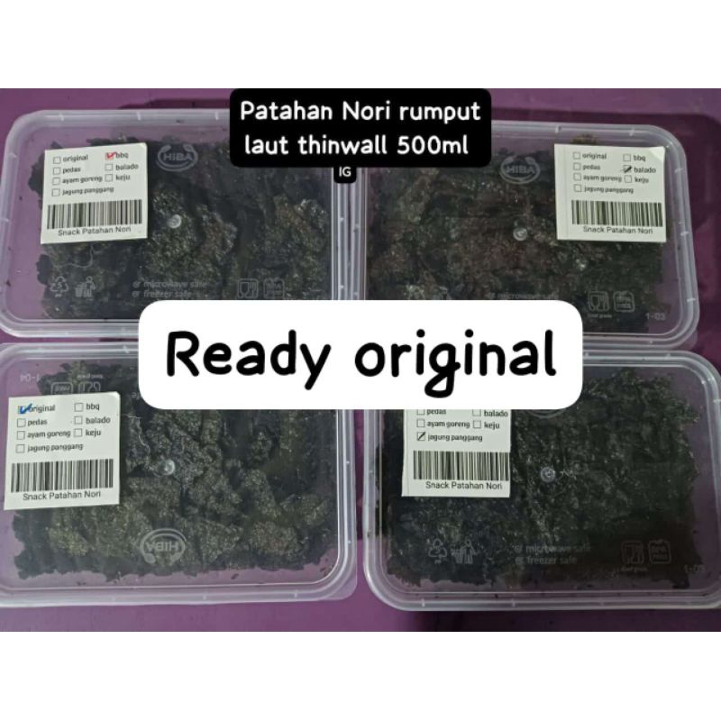 

(Remukan) Patahan Nori Rumput Laut Original