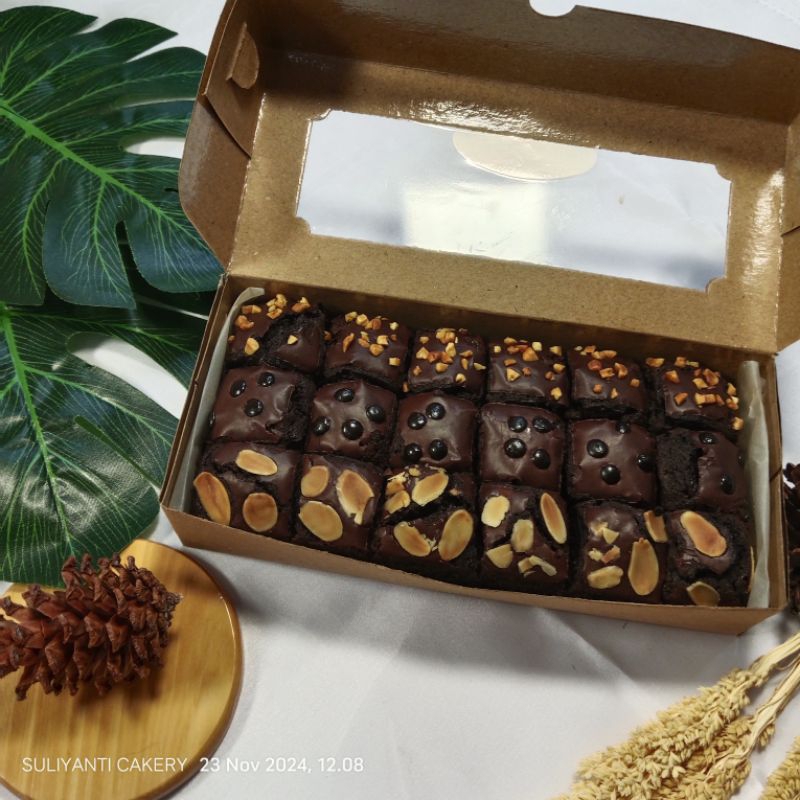 

Fudgy brownies sekat 10x20