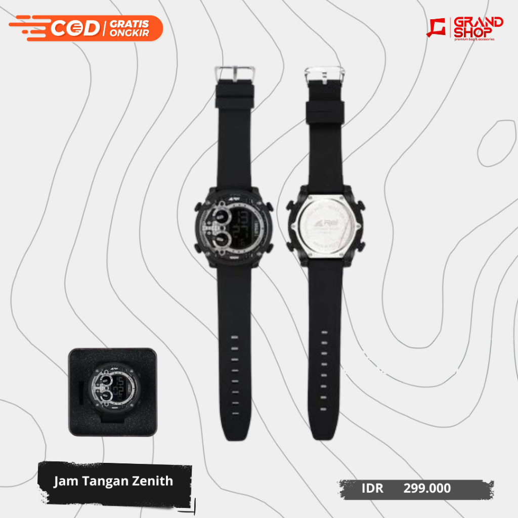 Jam Tangan Digital Pria Zenith Arei Outdoorgear