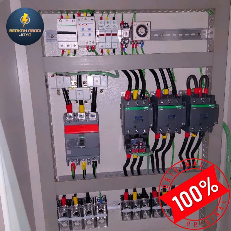 panel star delta 37kw / 45kw komplit digital meter