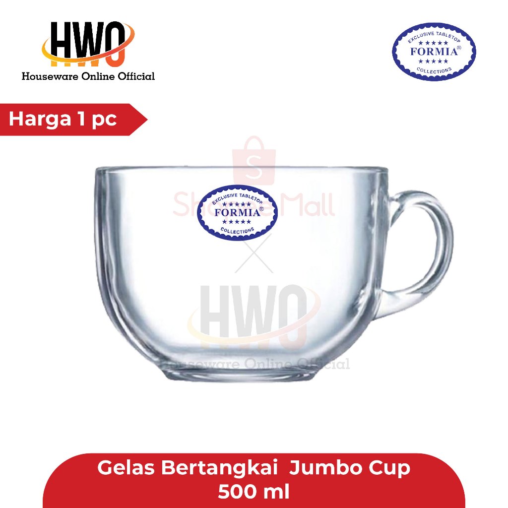 Formia Gelas Bertangkai Jumbo Cup 50 cl