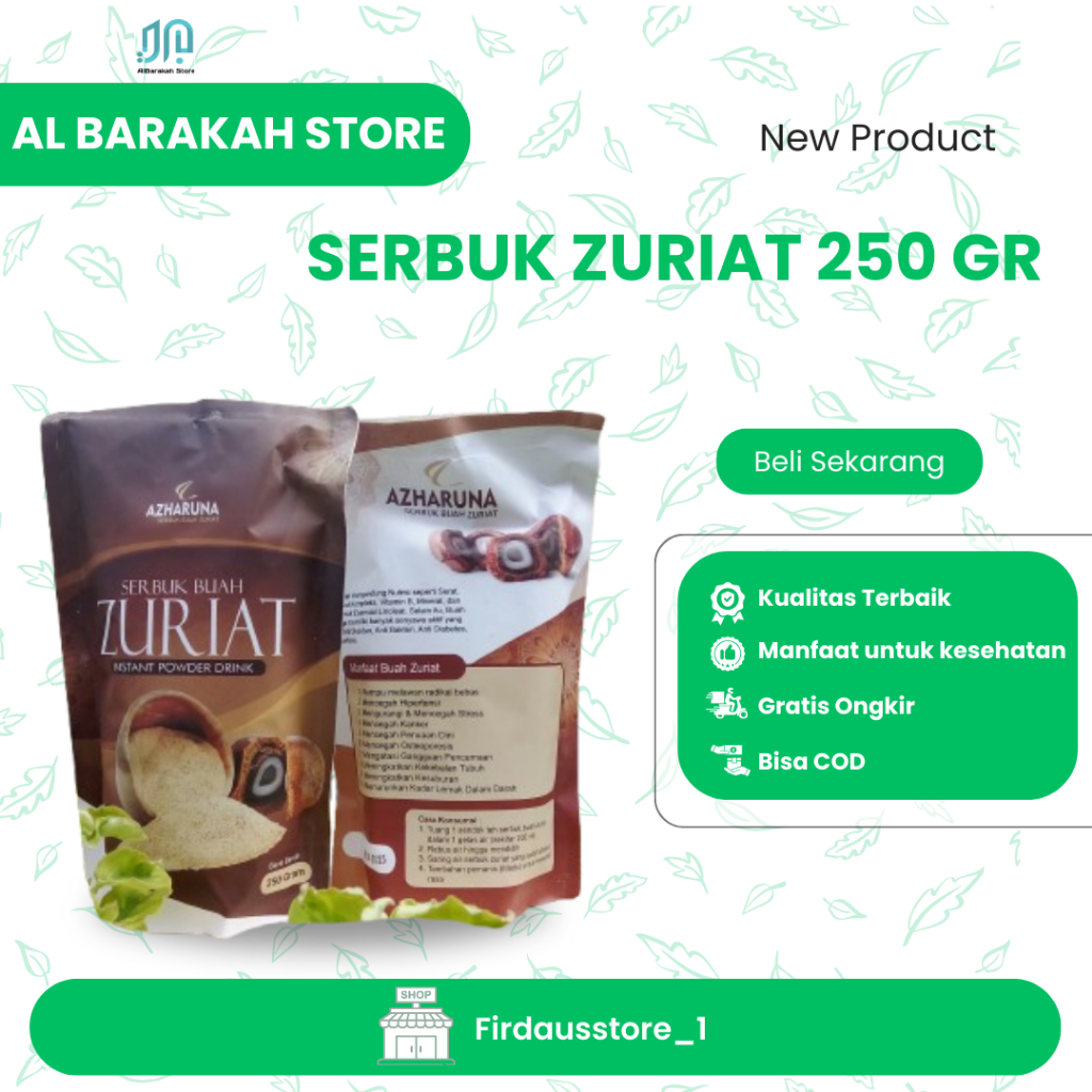 

Serbuk Halus Buah Zuriat Serbuk Halus Doum Promil 250 Gr