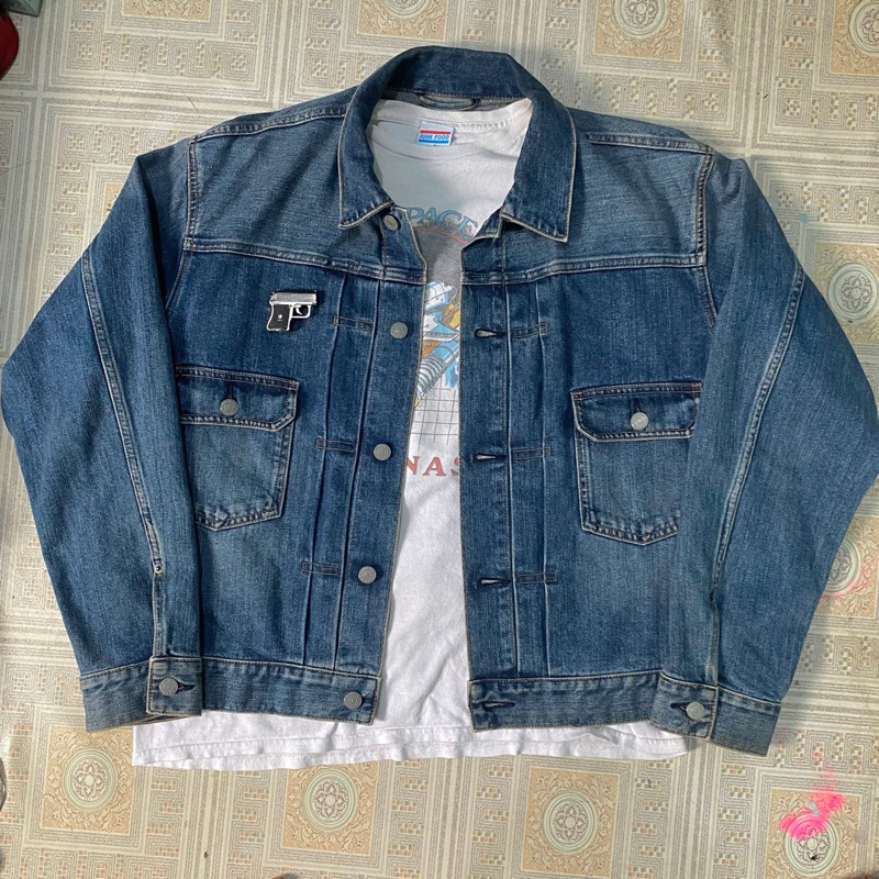 Global Uniqlo type 2 trucker denim jacket