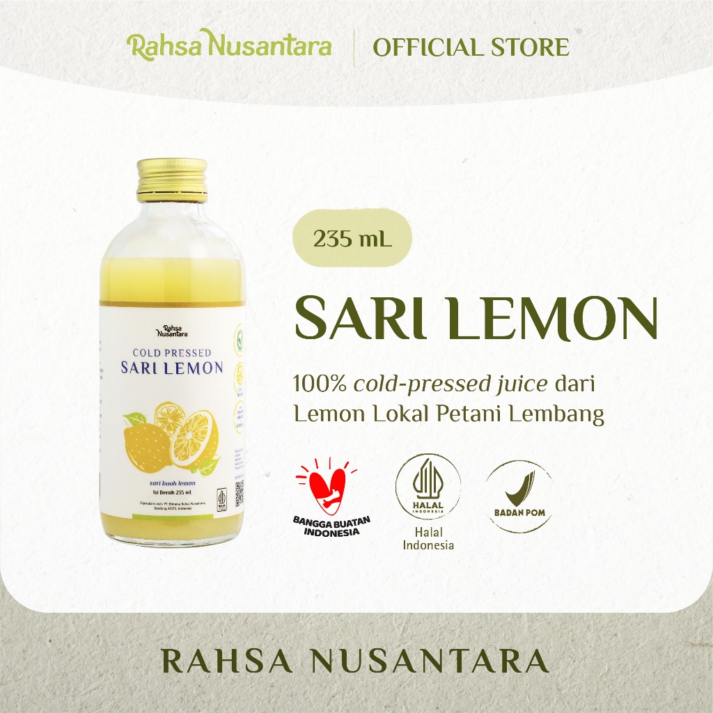 

Sari Lemon by Rahsa Nusantara Premium Juice Murni Lokal Asli