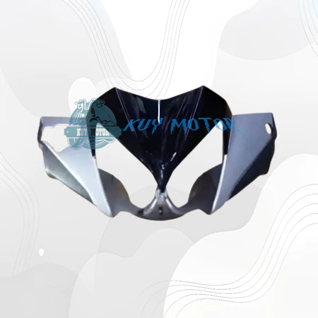 Batok Kepala Lampu depan Motor honda supra X 125 Batman Tahun 2008 2009 2010 2011 Warna silver