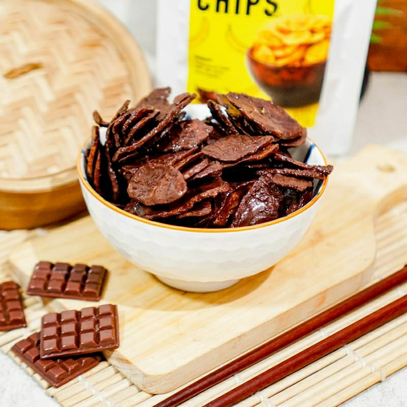 

KIBOT CHIPS Coklat Lumer - Keripik Pisang Lumer Aneka Rasa Homemade