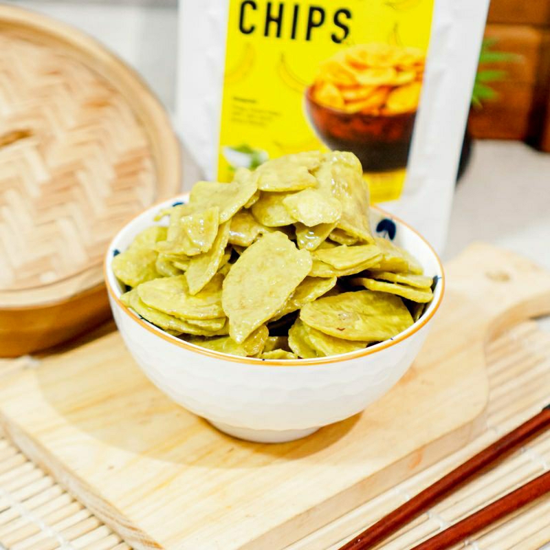 

KIBOT CHIPS Green Tea - Keripik Pisang Lumer Aneka Rasa Homemade