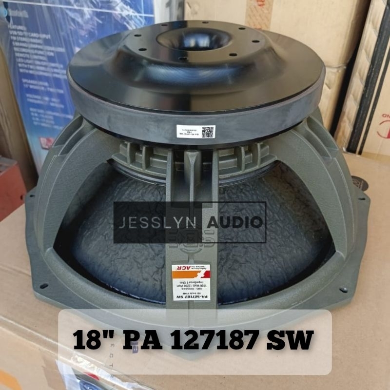 Speaker komponen ACR Fabulous 18 inch PA 127187 SW Fab  voice coil 5 inch original
