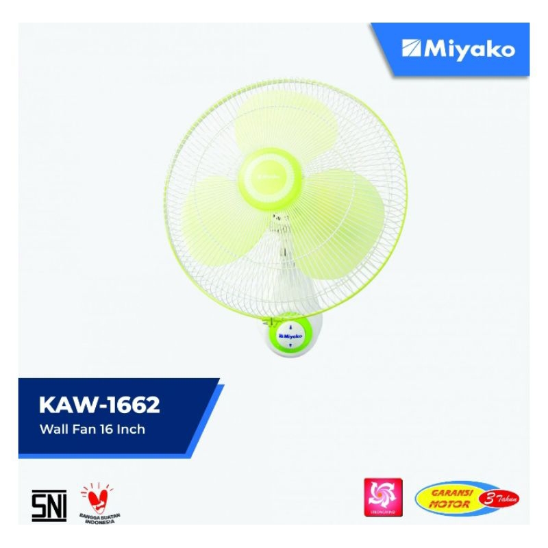 [[COD]] Kipas angin dinding Miyako kaw-1662 gb(16")