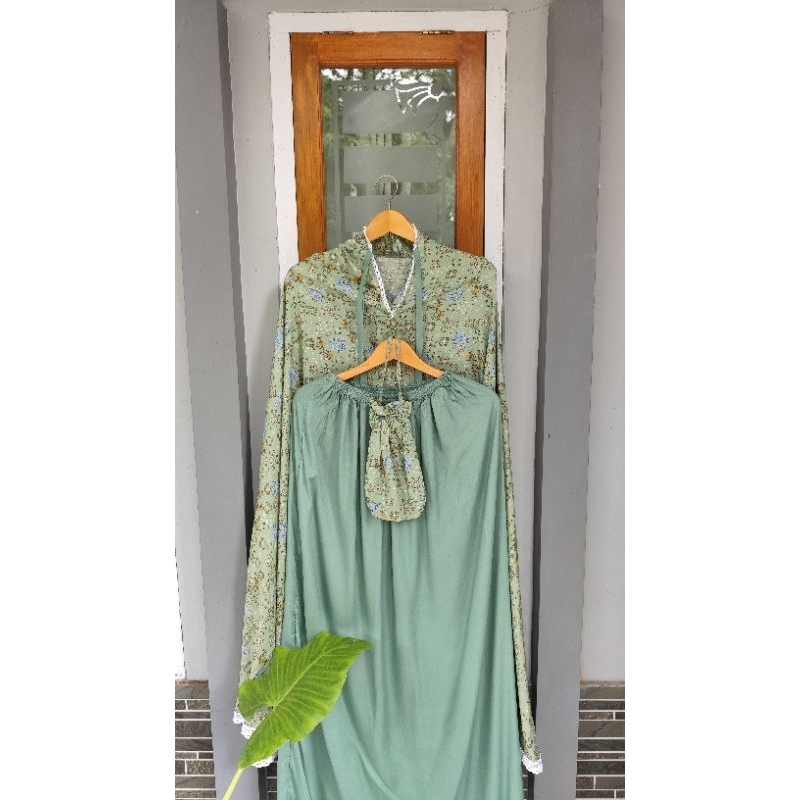 Mukena Rayon dewasa haura series