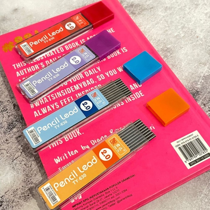 

Refil isi Pensil Mekanik Ukuran 2.0 mm Ty-630 MURAH Pum Quality