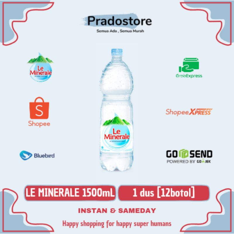 

Le Minerale Air Mineral [1500 ml / 12 Botol]