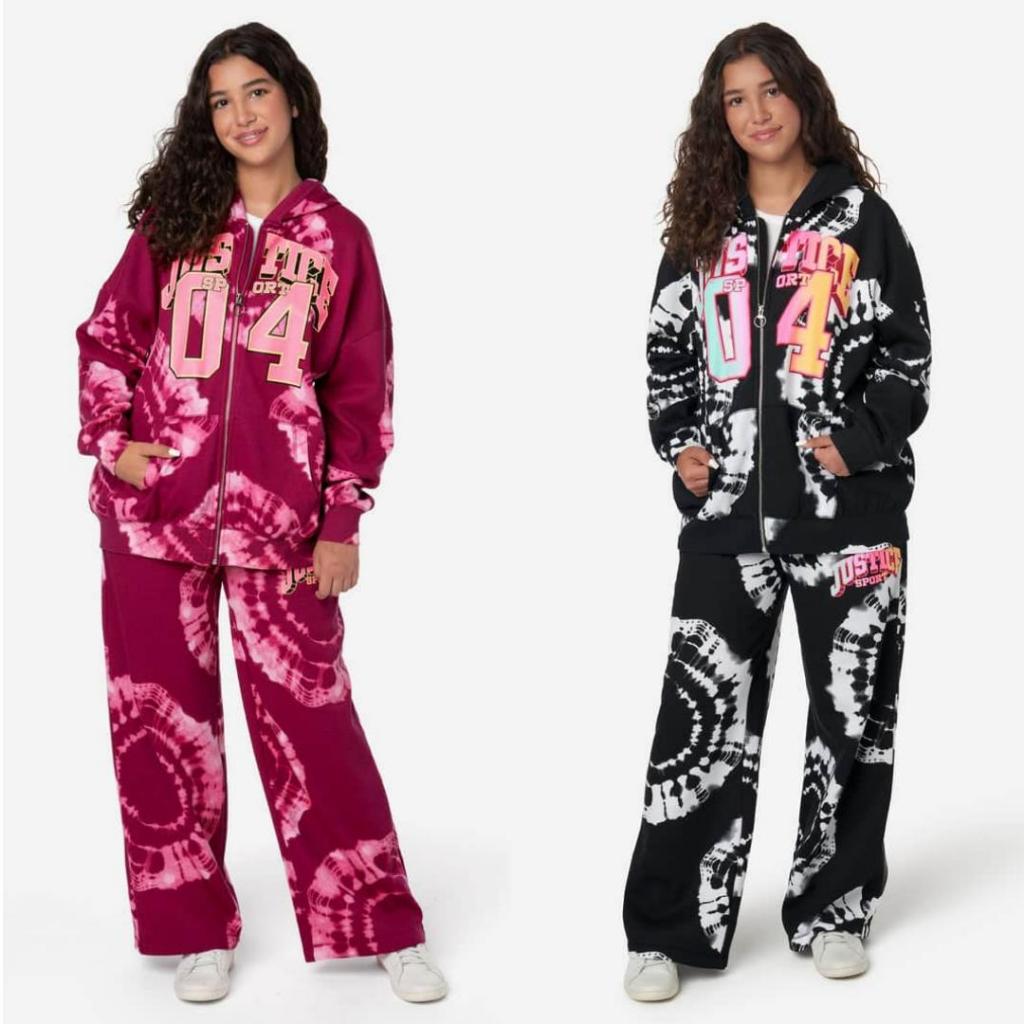 [17653] Justice Setelan Jacket Celana Pant Anak remaja anak perempuan girls hoodie sweater