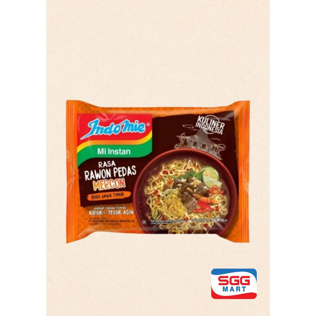 

Indomie Kuah Rasa Rawon Pedas 75gr