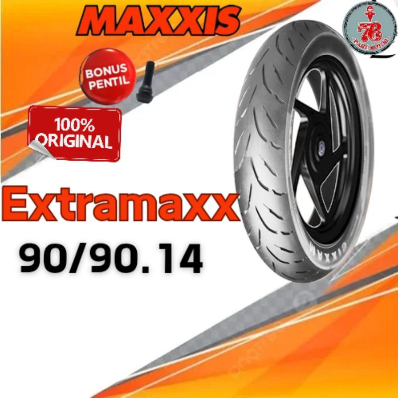 BAN TUBLES MAXXIS EXTRAMAXX 90/90.14 FREE PENTIL