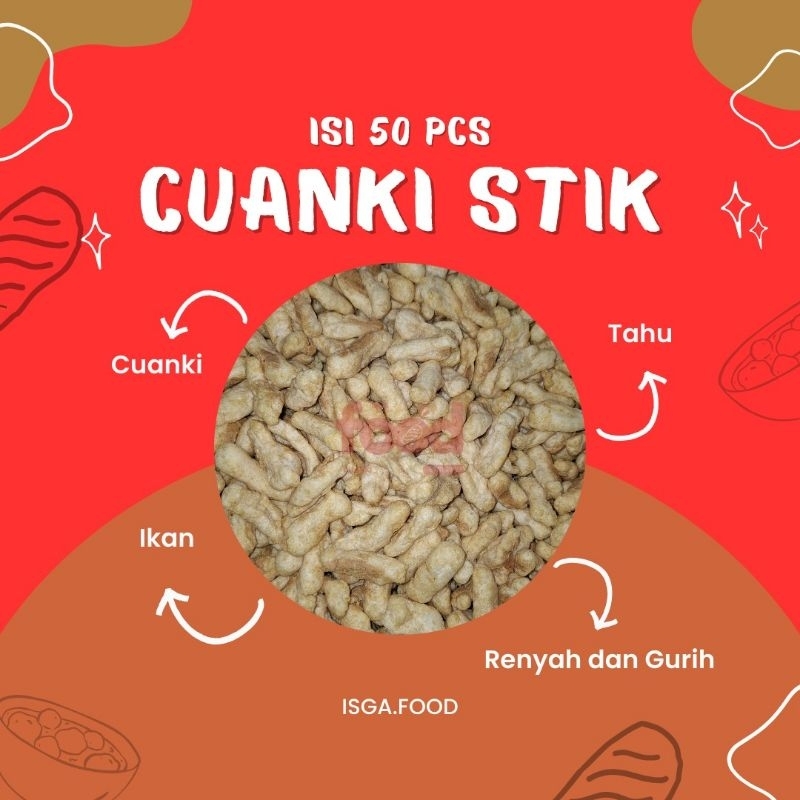 

TERLARIS Cuanki Stik Isi 50 pcs Bisa COD