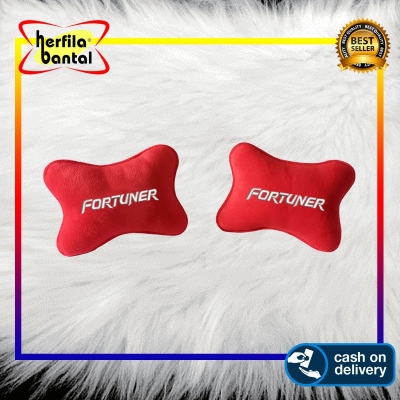 bantal headrest toyota fortuner aksesoris interior mobil fortuner