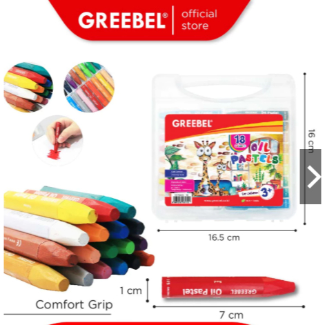 

GREEBEL 18C CRAYON / OIL PASTEL 18W (PCS)