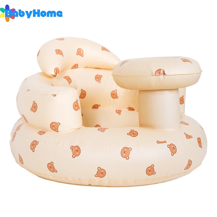KODE RKNSF BabyhomeBeruang Kursi Duduk Sofa Bayi Sofa Kursi Makan Bayi Sofa Tiup Bayi kursi bayi pom