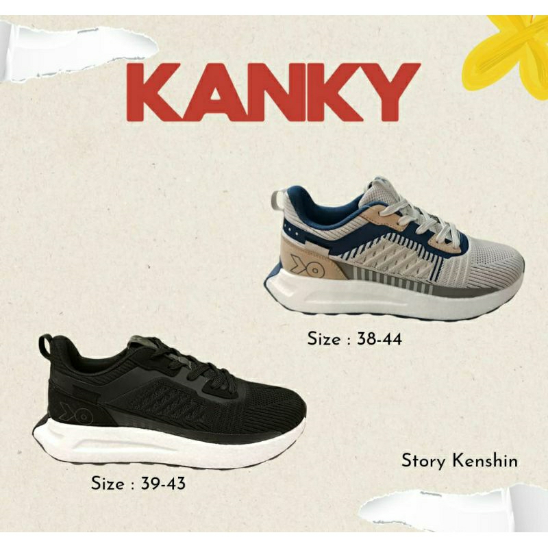 [KANKY ORIGINAL] SEPATU CASUAL//SEPATU SPORT//SEPATUSNEAKERS//SEPATU SEKOLAH KANKY STORY KENSHIN//KA